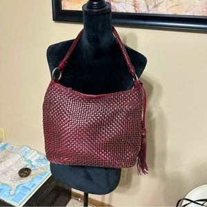 Patricia Nash Marcelli Woven Hobo Tote +